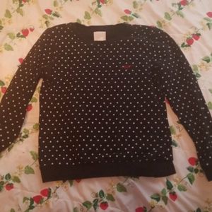 Polka dot Levi's sweat shirt
